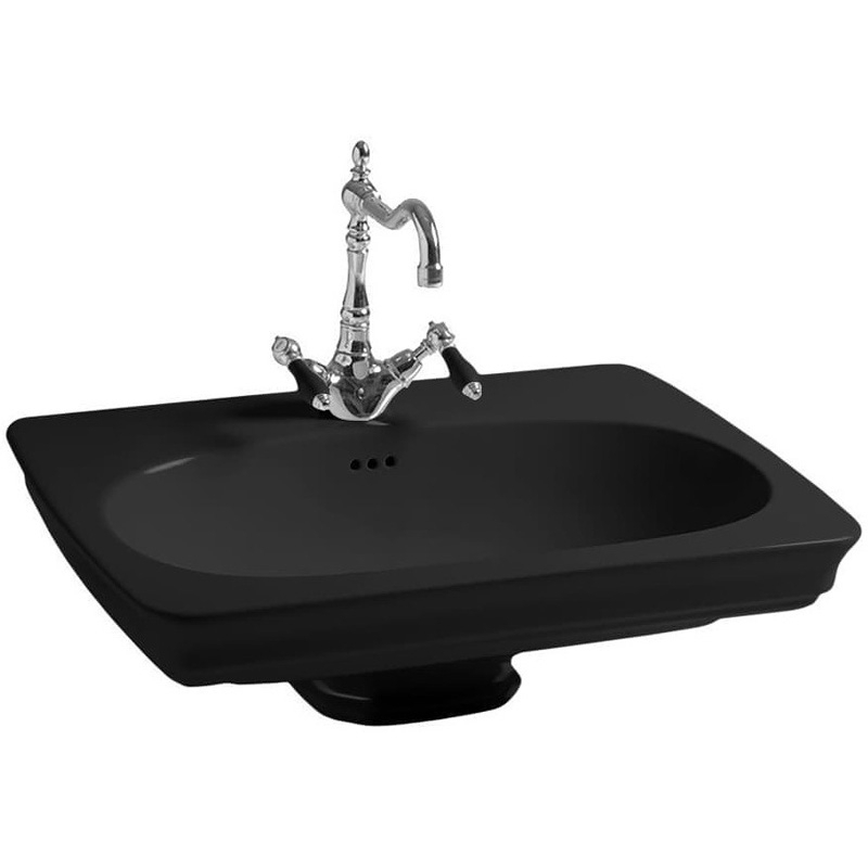 Раковина Artceram Civitas 68 CIL001 03 00 Черная от магазина ЛесКонПром.ру