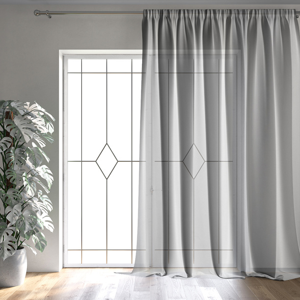 Штора-тюль Вуаль белая 500х280 см от магазина ЛесКонПром.ру