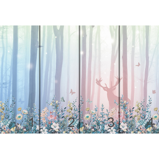 Фотообои флизелиновые Волшебный лес 400х270 см от магазина ЛесКонПром.ру
