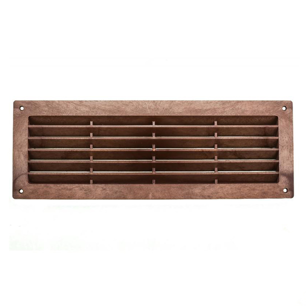 Решетка дверная 124х462 мм красное дерево MV450 VENTS от магазина ЛесКонПром.ру