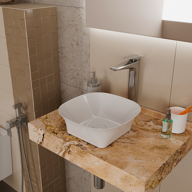 Раковина-чаша D&K Berlin 30 DT1431016 Белая от магазина ЛесКонПром.ру