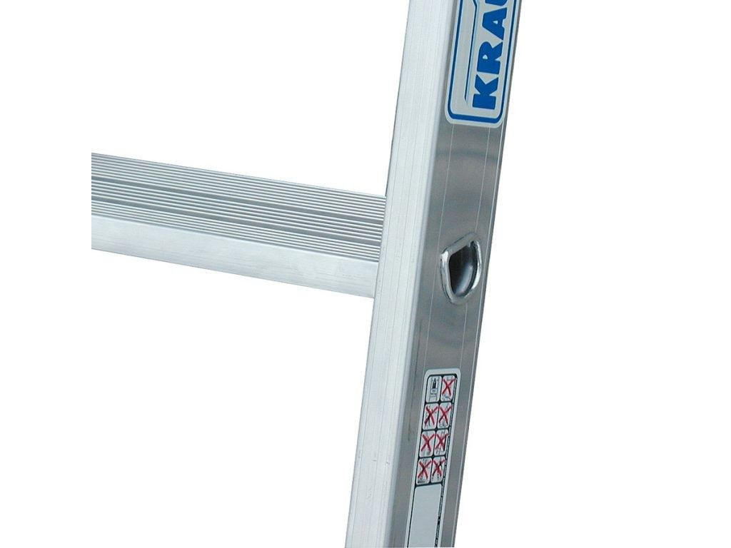 Стремянка алюминиевая Krause Stabilo с роликами 3 ступени (арт. 124609) от магазина ЛесКонПром.ру