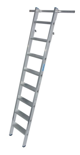 Лестница алюминиевая односекционная KRAUSE STABILO 8 ступ, две пары крюков от магазина ЛесКонПром.ру