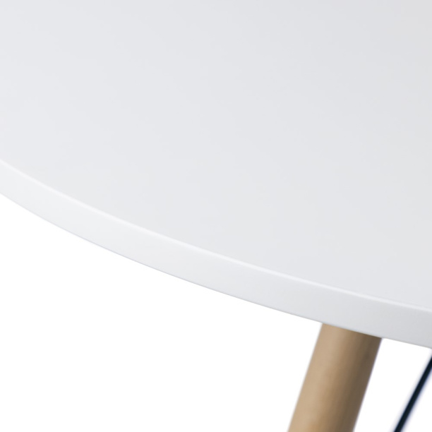 Стол кухонный KITRO d80 см белый от магазина ЛесКонПром.ру