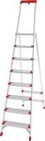 Стремянка алюминиевая профессиональная с широкими ступенями, увеличенной площадкой, органайзером Новая Высота 8 ступеней (арт. 3138108) от магазина ЛесКонПром.ру