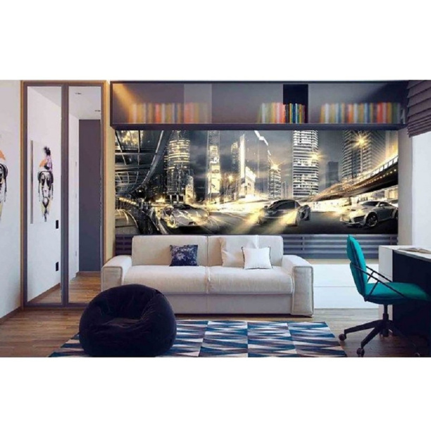 Фотообои бумажные Ночной драйв 388х136 см от магазина ЛесКонПром.ру