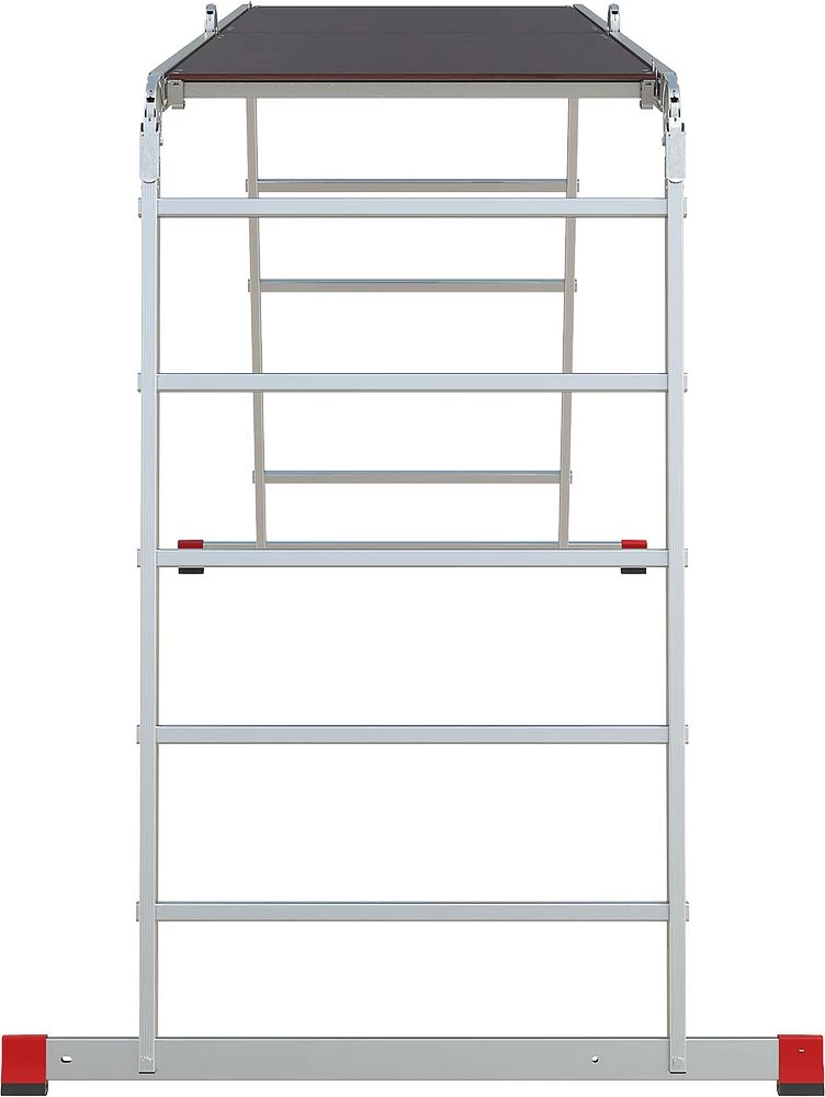 Профессиональная алюминиевая лестница-трансформер с помостом, ширина 800 мм NV3333 НОВАЯ ВЫСОТА 4Х5 арт.3333405 от магазина ЛесКонПром.ру