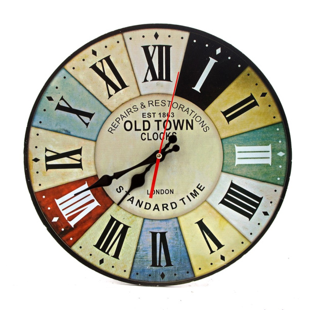 Часы настенные OLD TOWN d30 см от магазина ЛесКонПром.ру