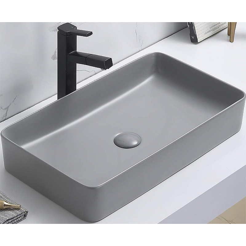 Раковина-чаша CeramaLux 60 78189MH-5 Светло-серая от магазина ЛесКонПром.ру