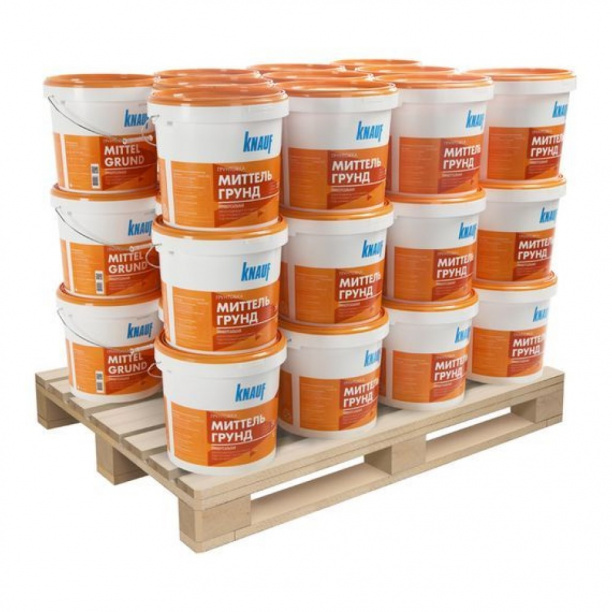 Грунтовка-концентрат КНАУФ Миттельгрунд 10 кг от магазина ЛесКонПром.ру