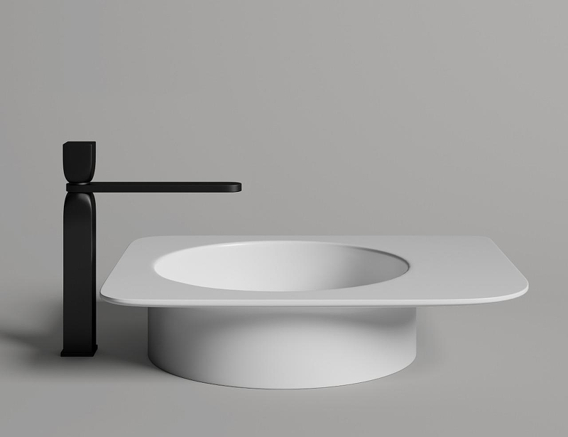 Раковина Salini Ninfea 54.5 110521M Белая матовая от магазина ЛесКонПром.ру