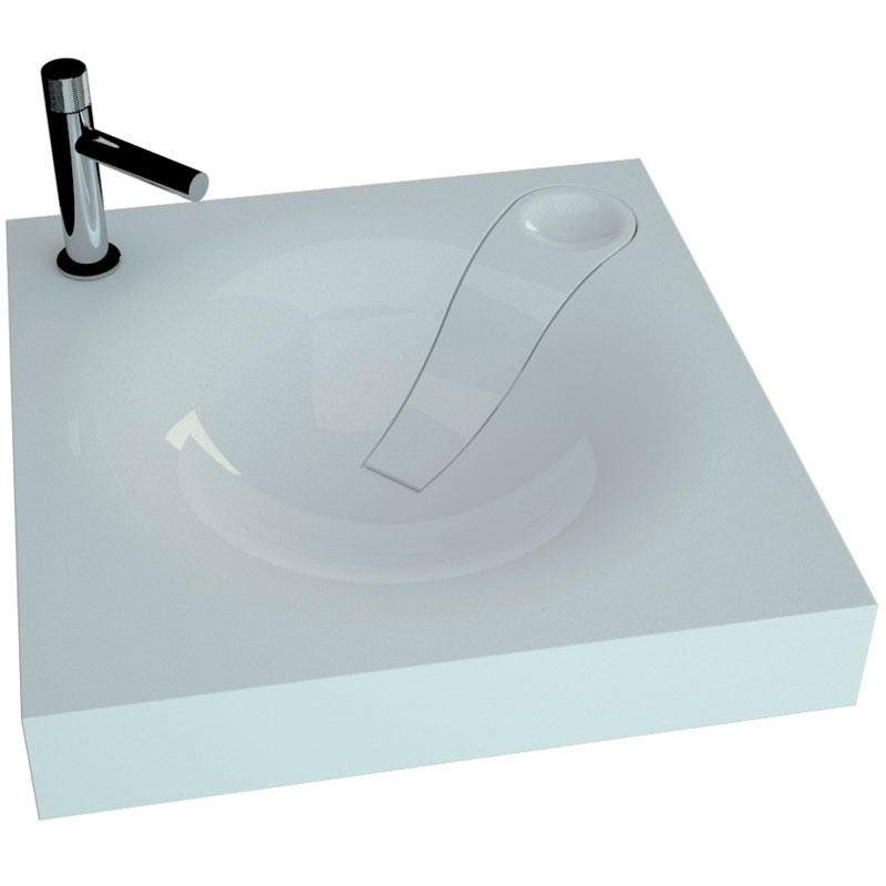 Раковина Andrea Angy 60 4680028070566 на стиральную машину Белая от магазина ЛесКонПром.ру