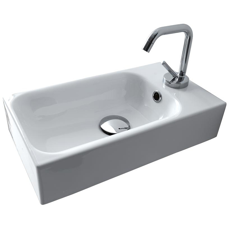 Раковина Kerasan Cento 45 353701R*1 Белая от магазина ЛесКонПром.ру