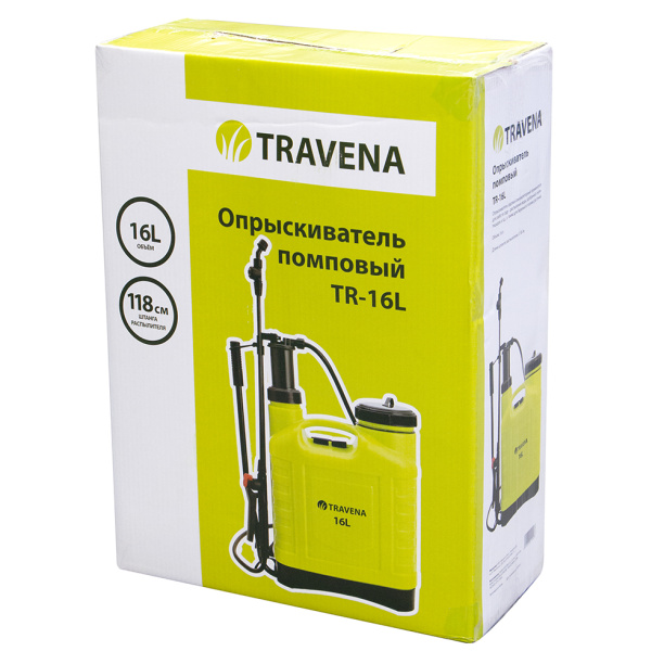 Опрыскиватель TRAVENA ранцевый рычажный 16 л от магазина ЛесКонПром.ру