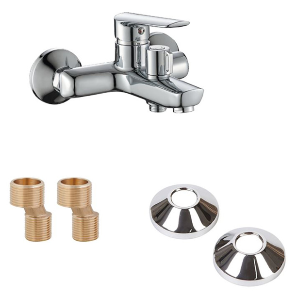 Смеситель для ванны Esko Lagos хром от магазина ЛесКонПром.ру