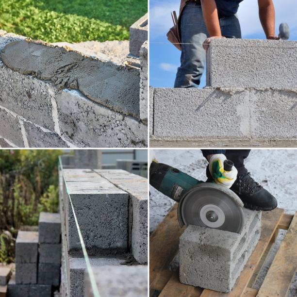 Блок керамзитобетонный 120x185x393 мм от магазина ЛесКонПром.ру