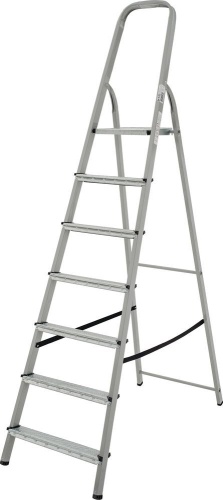 Стремянка стальная со стальными ступенями Новая Высота 7 ступеней (арт. 1150107) от магазина ЛесКонПром.ру