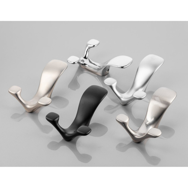 Крючок мебельный GT TOLEDO A алюминий от магазина ЛесКонПром.ру