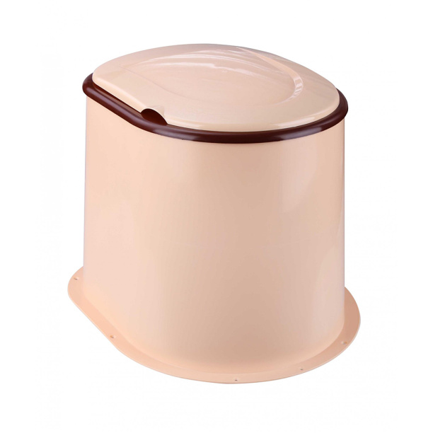 Туалет дачный бежевый от магазина ЛесКонПром.ру