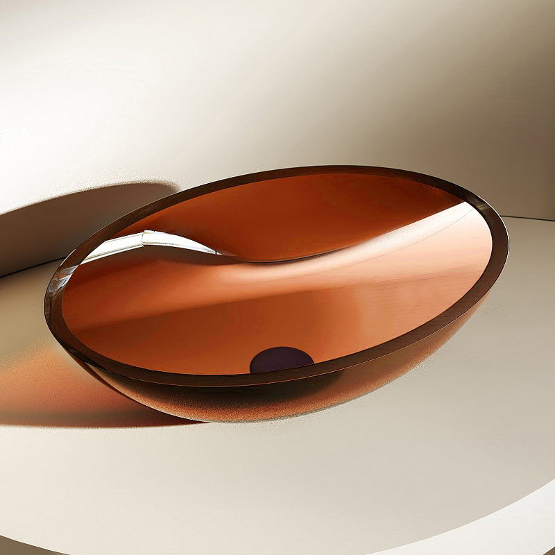 Раковина-чаша Abber Kristall 50 AT2802Opal Коричневая от магазина ЛесКонПром.ру