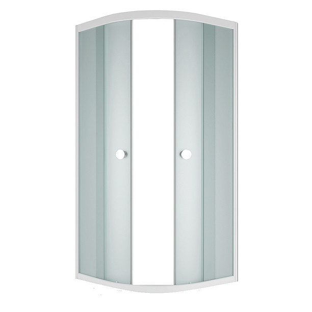 Душевой уголок KingSun 90х90х180 см полукруглый матовое стекло от магазина ЛесКонПром.ру