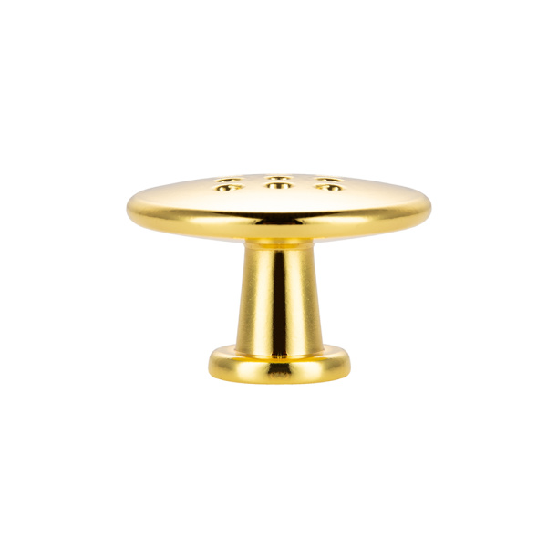 Ручка-кнопка мебельная 3005 золото от магазина ЛесКонПром.ру