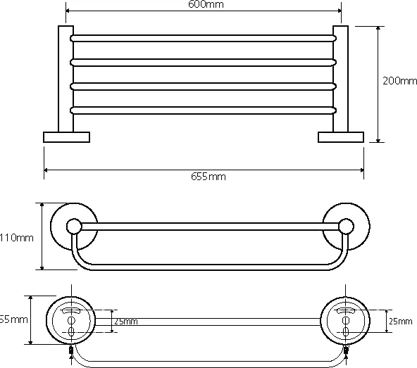 Полка Bemeta Omega 104105072 от магазина ЛесКонПром.ру