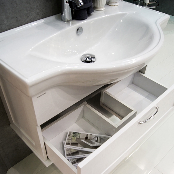 Раковина Sanita Luxe Classic Luxe 80 CLS80SLWB01 Белая от магазина ЛесКонПром.ру