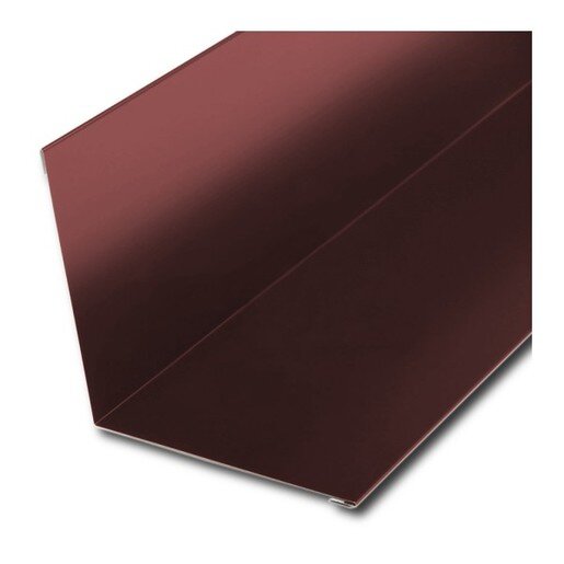 Планка примыкания Grand Line 150х250х0,45 мм PE-foil RAL 8017 от магазина ЛесКонПром.ру