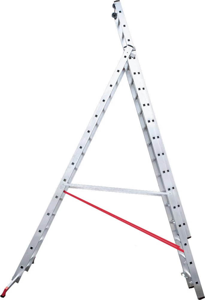 Лестница алюминиевая трехсекционная индустриальнаяНовая Высота 3x14 арт. 5230314 от магазина ЛесКонПром.ру