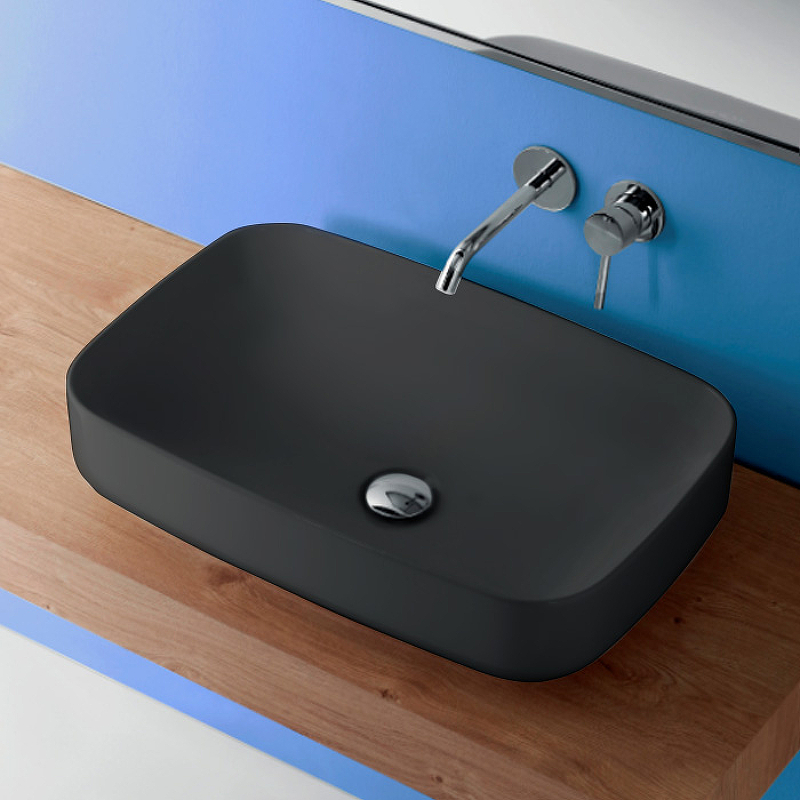 Раковина-чаша Kerasan Tribeca 60 514131 Черная матовая от магазина ЛесКонПром.ру