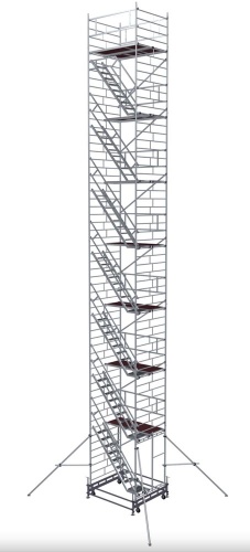 ВЫШКА МОДУЛЬНАЯ АЛЮМИНИЕВАЯ megal -BMA1400/16 С ЛЕСТНИЦЕЙ от магазина ЛесКонПром.ру