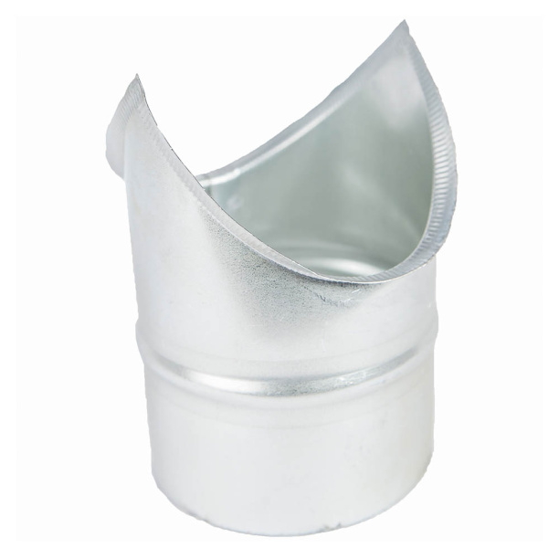 Врезка оцинкованная d125х125 мм от магазина ЛесКонПром.ру