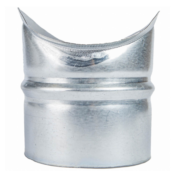 Врезка оцинкованная d125х100 мм от магазина ЛесКонПром.ру