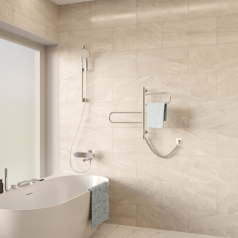 Электрический полотенцесушитель Vincea 44х60 VTD-1R1CE Хром от магазина ЛесКонПром.ру