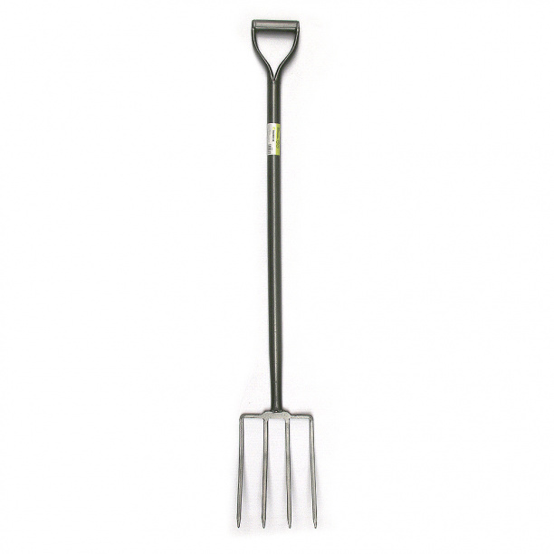 Вилы копальные TRAVENA 4-х рогие металлический черенок от магазина ЛесКонПром.ру