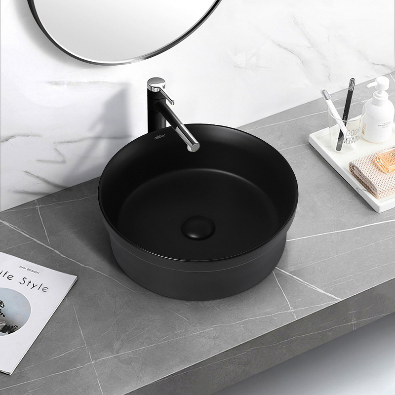 Раковина-чаша Abber Bequem 40 AC2103MB Черная матовая от магазина ЛесКонПром.ру