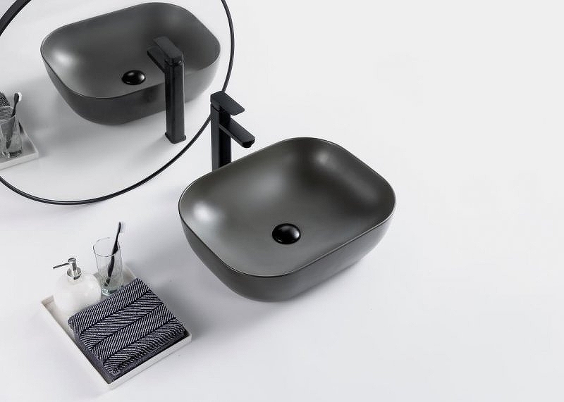 Раковина-чаша BelBagno 50 BB1302-H311 Серая матовая от магазина ЛесКонПром.ру