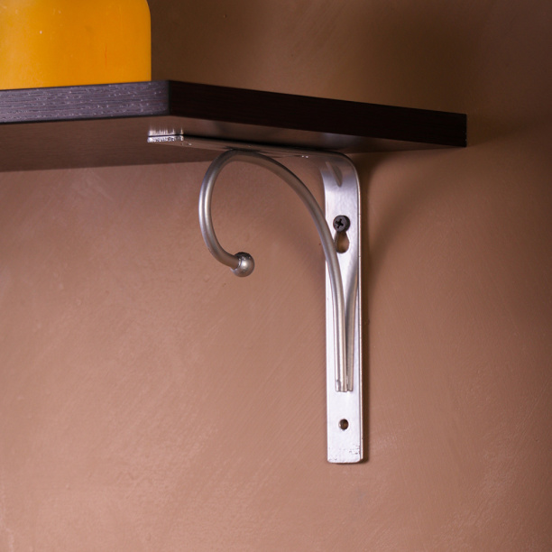 Кронштейн Лебедь 150х150 мм шампань от магазина ЛесКонПром.ру