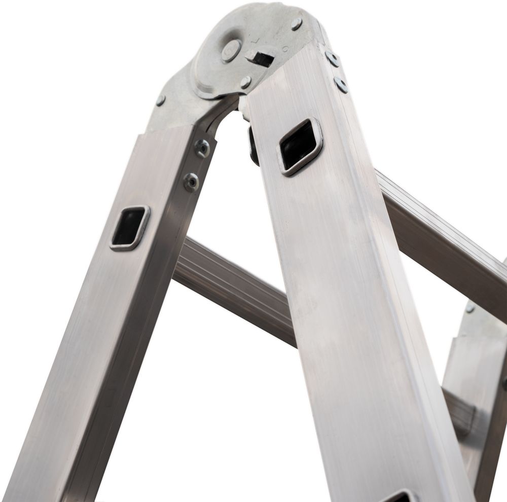 Алюминиевая четырехсекционная лестница-трансформер 400 мм NV2322 НОВАЯ ВЫСОТА 4Х4 арт.2322404 от магазина ЛесКонПром.ру