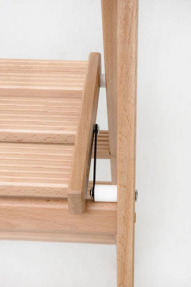 Стремянка деревянная Hoz-Block Батя 3 ступени Светлая (арт. СДБ-3С) от магазина ЛесКонПром.ру