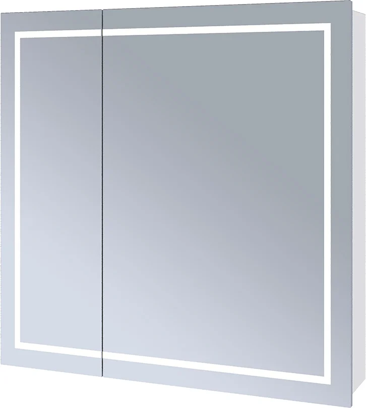 Зеркало-шкаф Emmy Родос 80 с подсветкой от магазина ЛесКонПром.ру