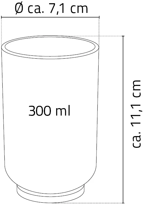 Стакан Ridder Alba 2015141 от магазина ЛесКонПром.ру