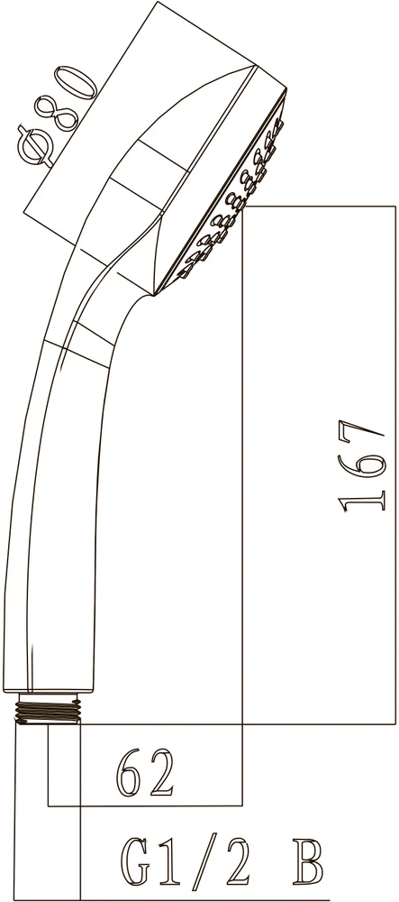 Душевая лейка Lemark LM0211C от магазина ЛесКонПром.ру