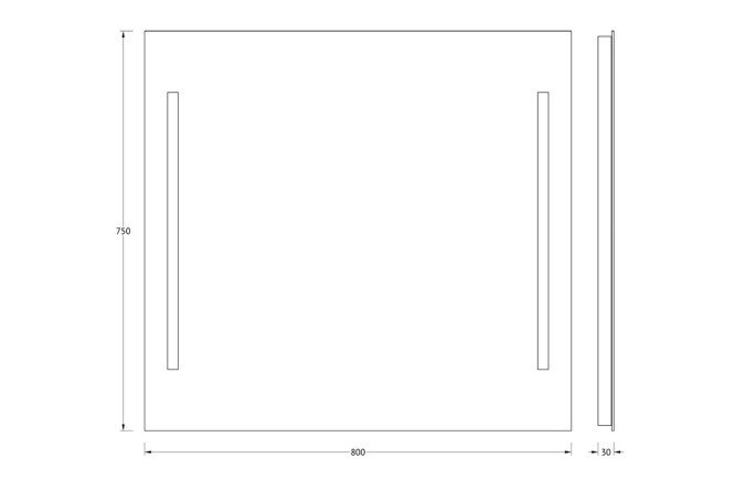 Зеркало EVOFORM Lumline 80372823 от магазина ЛесКонПром.ру