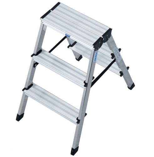 Стремянка алюминиевая двухсторонняя Krause Dopplo 2х3 ступени (арт. 120328) от магазина ЛесКонПром.ру