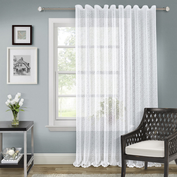 Штора-тюль Паутинка 300х280 см бежевая от магазина ЛесКонПром.ру