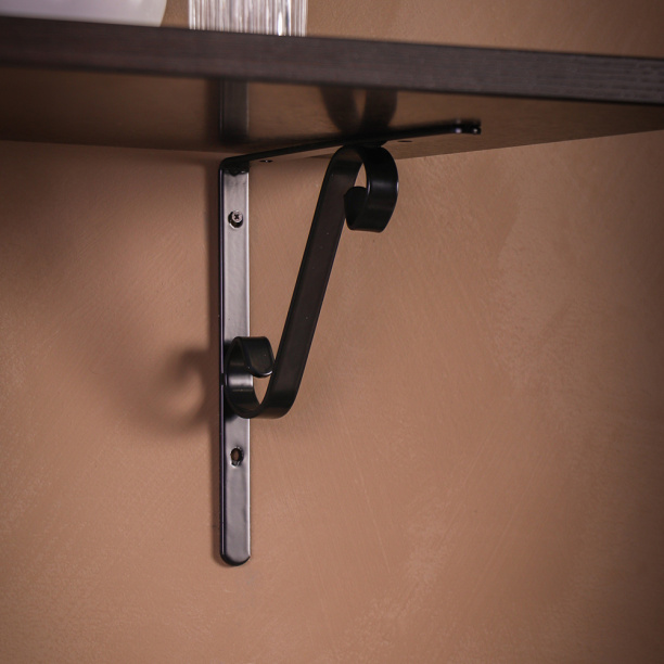 Кронштейн S 150х150 мм черный от магазина ЛесКонПром.ру