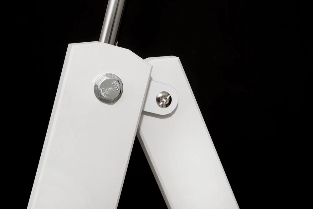 Стремянка деревянная Hoz-Block Серж 3 ступени Белая (арт. СДР-3Б) от магазина ЛесКонПром.ру