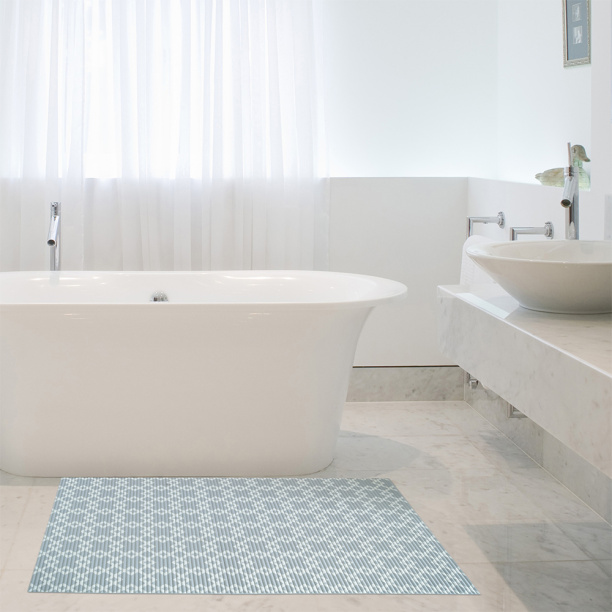 Коврик для ванной ВИЛИНА серый 130 см ПВХ от магазина ЛесКонПром.ру